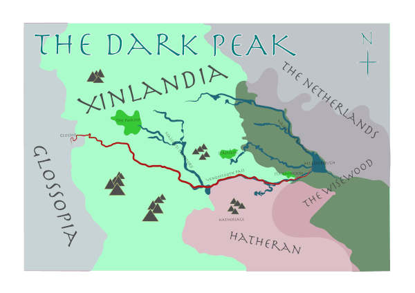 Map of The Dark Peak