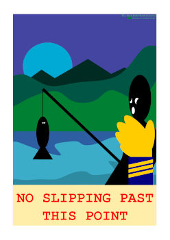 The Dark Peak Poster Gallery: No Slipping Past This Point by Dark Peak District Council